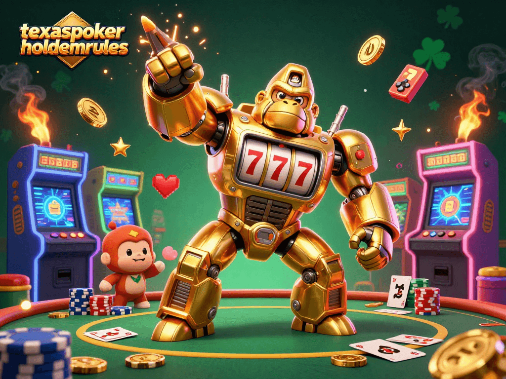 Experience thrilling Texas poker action with the texaspokerholdemrules gorilla mech and game elements.