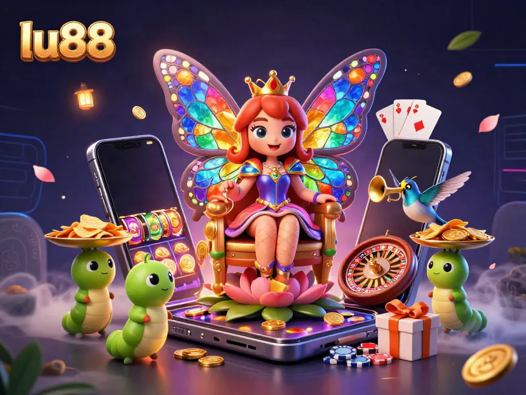 Engage in thrilling gameplay with lu88's vibrant casino elements and enchanting characters.