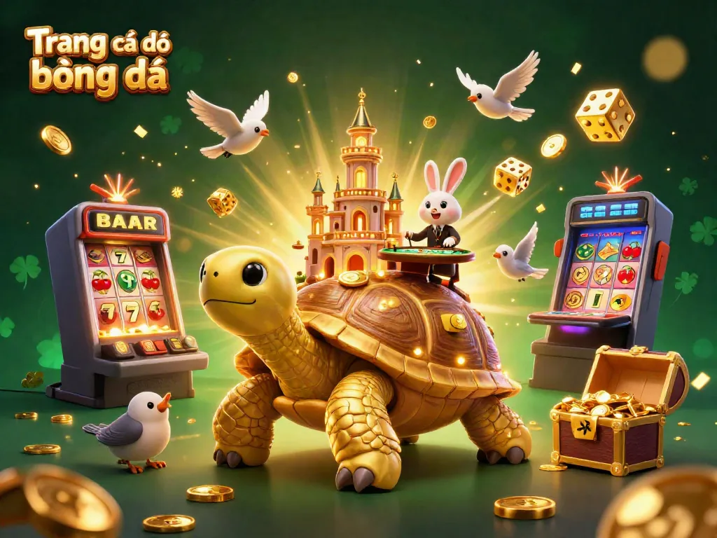 Experience thrilling moments with Trang cá độ bóng đá as golden tortoise and rabbit dealer create vibrant casino excitement.