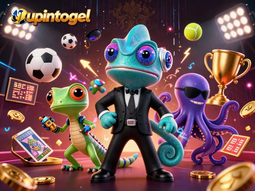 Upintogel membawa keseruan taruhan dengan simbol olahraga dan karakter unik di dunia kasino.