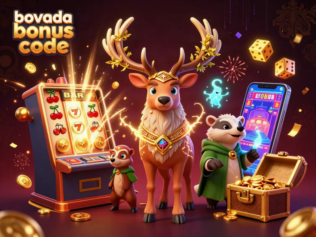 Experience exciting gameplay with Bovada bonus code in a vibrant fantasy casino scene