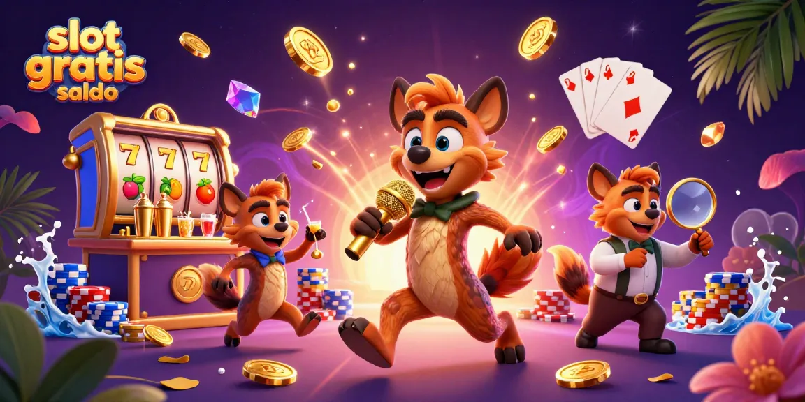 Enjoy slot gratis saldo rewards as 3D hyenas bring casino thrills to life with vibrant gaming elements.