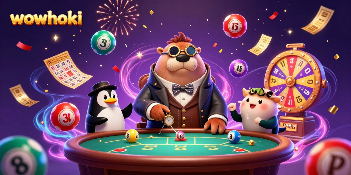 Menggunakan wowhoki untuk permainan slot yang menarik, rayakan dengan karakter ceria di kasino bawah laut!