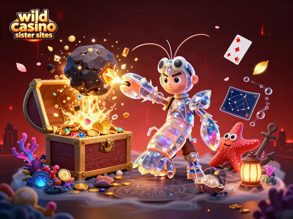 Explore wild casino sister sites and gaming excitement with dynamic 3D casino elements.