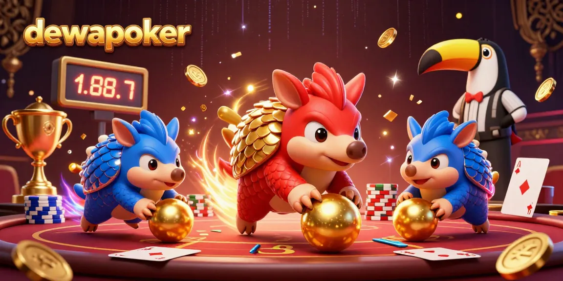 Dewapoker brings dynamic poker action alive with competitive pangolins and rich graphics.