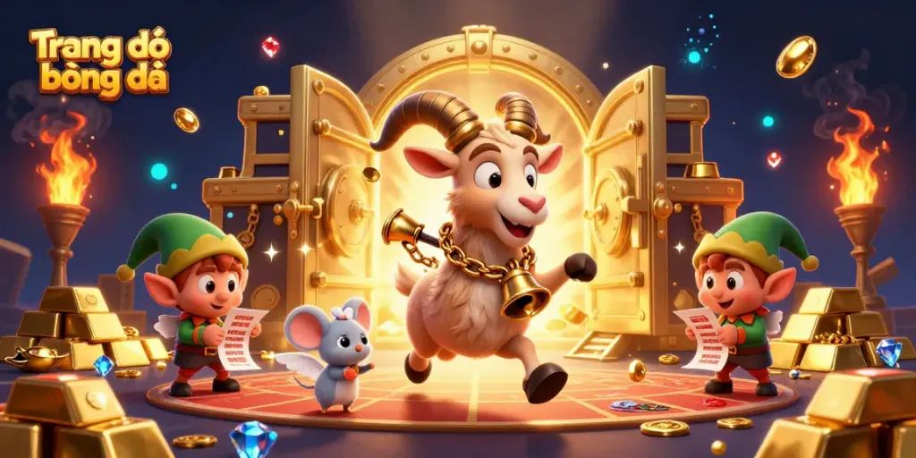 Participate in Trang cá độ bóng đá with a vibrant, energetic casino atmosphere illustrated with dynamic gambling elements.
