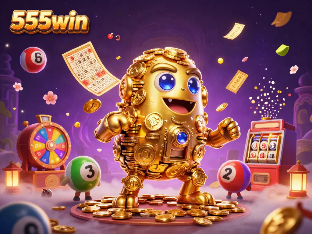 Engage with 555win's vibrant gaming experience featuring dynamic slot themes and exciting casino elements.